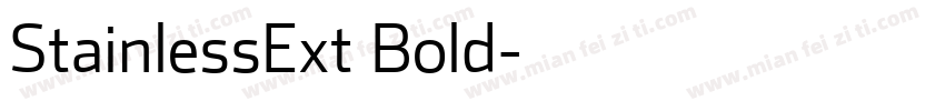 StainlessExt Bold字体转换
